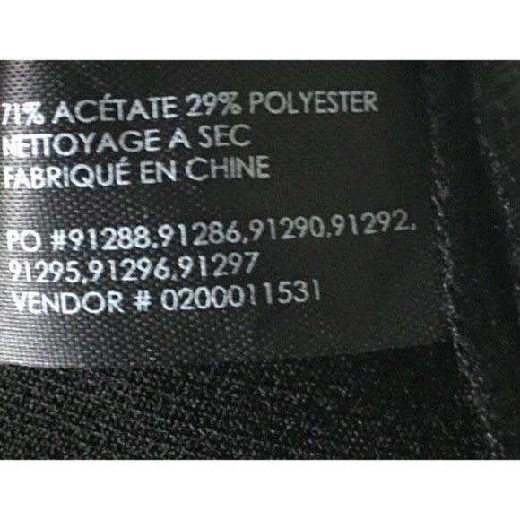 Club Monaco Skirt Women's Size 12 Black Stretch Zip Up Midi - Picture 5 of 5